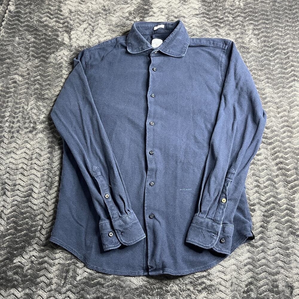 Rare Rabbit Mens size M Blue Long Sleeve Button Down Shirt